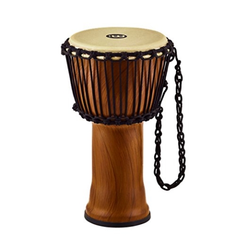 MEINL Percussion Travel Series African Djembe klein - 20, 32cm (8") - Twisted Amber - Synthetikfell (PADJ3-S-Y)