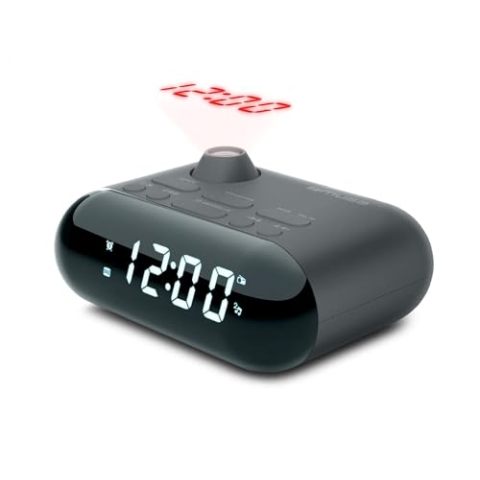MUSE M-179 P FM-Radio mit 20 Senderspeichern, 2,3 cm (0,9 Zoll) weißes Licht, Dual-Alarm