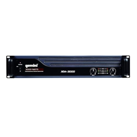 Gemini XGA-3000 - PA Verstärker - Endstufe | 8 Ohm gebrückt 400W RMS | 8 Ohm: 2 x 150W RMS | 4 Ohm: 2 x 200W RMS