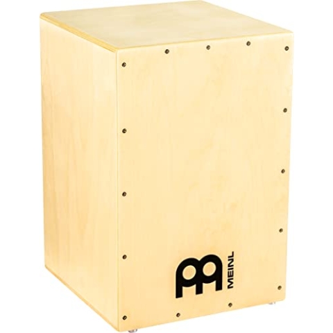 Meinl Percussion Headliner Cajon Instrument - Kompakte Trommelkiste mit Snare und Bass Sound - Schlagfläche Baltische Birke (HCAJ1NT)
