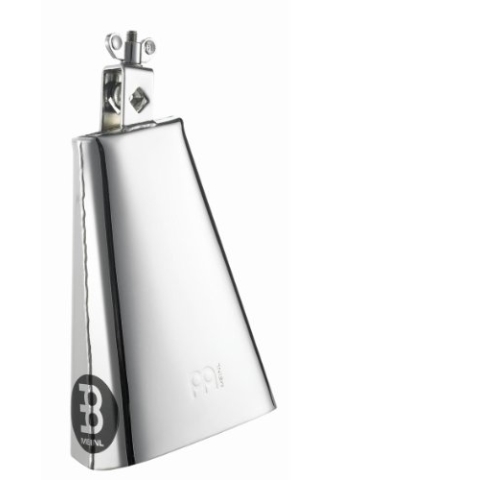 Meinl Percussion Chrome Timbales Cowbell - Sehr großes Aufschlagidiophon - Länge 8 Zoll - Montierbar - Big Mouth - Stahl, Verchromt (STB80B-CH)