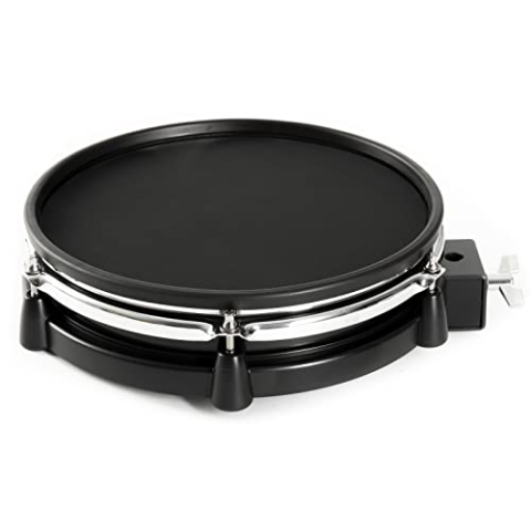 Fame FSPDD10 Dual Tom Pad 10", E-Drum Pad, Stereo Trigger, Mehrlagiges Gewebefell, Robuste Konstruktion, Stimmbar, Kompatibel mit Fame Hybrid Pro, DD-ONE Modellen