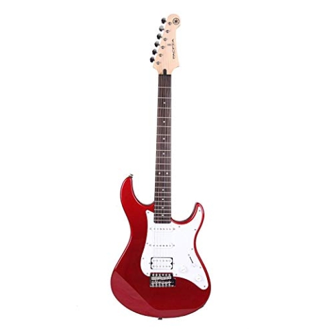 Yamaha Pacifica 012 RM E-Gitarre rot metallic – Hochwertige Elektrogitarre für Einsteiger in elegantem Design – 4/4 Gitarre aus Holz
