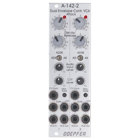 Doepfer A-142-2 Dual Envelope Controlled VCA - VCA Modular Synthesizer