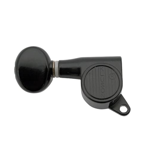Kluson MLK6RB Lockheads Oval 6R Black - Gitarren Mechanik