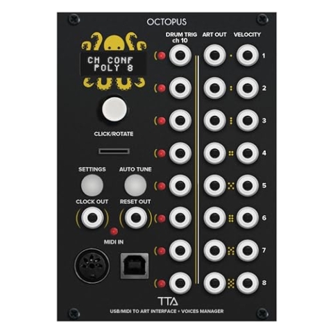 Tiptop Audio ART Octopus USB/Midi to ART Interface - Interface Modular Synthesizer