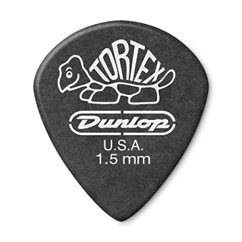 JIM DUNLOP Plektrum Tortex Pitch Black Jazz III 1,50mm 72 Stück