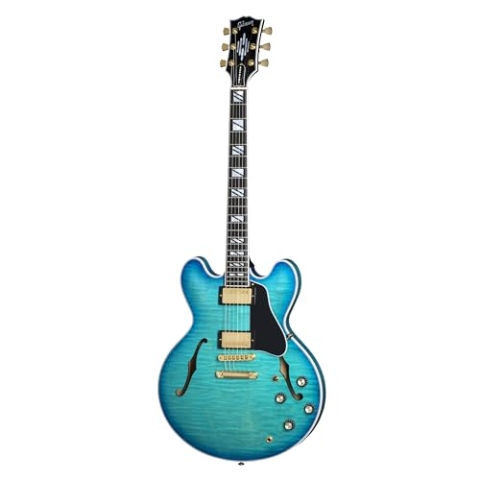 ES Blueberry Burst - Halbakustik Custom Gitarre