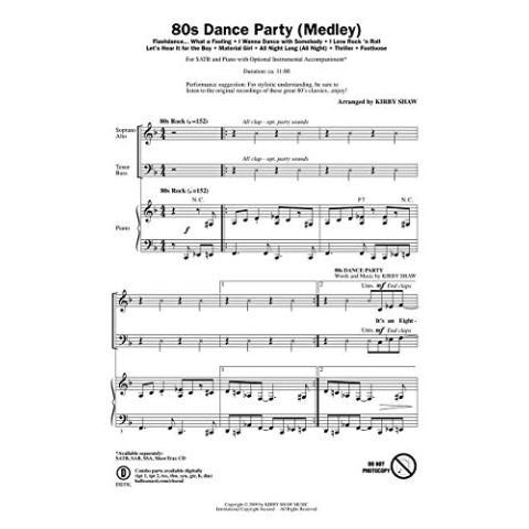 8s Dance Party - Choral - CD