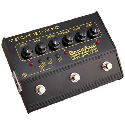 TECH 21 204994 Sansamp Programmierbarer Bass Driver DI