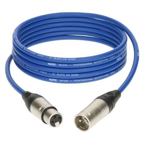 Klotz M1K2FM1000 Mikrofonkabel blau 10 m - Mikrofonkabel