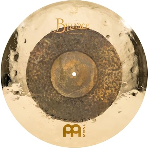 Meinl Cymbals Byzance Dual Crash-Ride 20 Zoll (Video) Schlagzeug Becken (50,80cm) B20 Bronze, Naturbelassenes und Brilliantes Finish (B20DUCR)