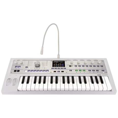 Korg microKORG 2-37 Key Analoger Synthesizer und Gesangsprozessor - Limitierte Auflage in Weiß
