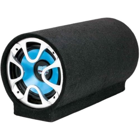 Pyle Bassrolle, Subwoofer Auto, 250W- Car Subwoofer, Basspro Go, 3.8cm, Bluetooth Subwoofer, Bassreflex Subwoofer im Röhrengehäuse, Bassröhre- 4 Ohm, 35Hz-800Hz Frequenzbereich, LED, RCA, Schwarz