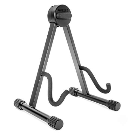 Quik Lok QL/631 Ständer für E-Gitarren in A-Form, schwarz [UK import]
