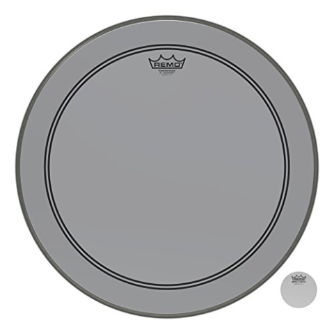 Remo Schlagzeugfell Colortone Powerstroke 3 clear Bass Drum 20" smoke P3-1320-CT-SM