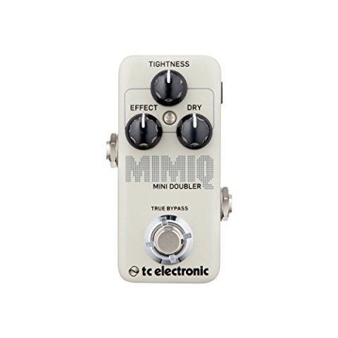 TC Electronic MIMIQ MINI DOUBLER Authentisches Doubling-Pedal mit reaktionsschneller Dichtekontrolle für hyperrealistische Stimmverdopplung