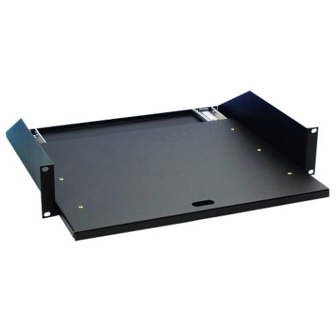 ah 19" Parts 87555 19" Ablage 2 HE mit Auszugsschienen
