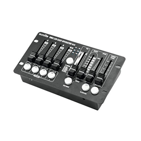 EUROLITE DMX LED EASY Operator 4x4 | Kompakter DMX-Controller für 4 LED-Scheinwerfer mit jeweils max. 4 Farben