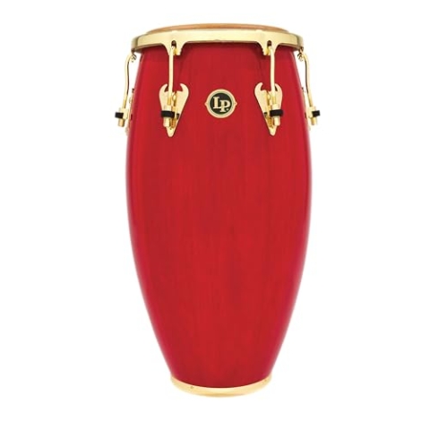 Latin Percussion Conga Matador 12 1/2" Tumba M754S-RW, Red, gold Hardware