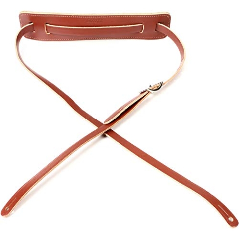 Gretsch 922-0664-050 Vintage Leather Guitar Strap, Walnut
