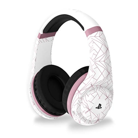 4Gamers Casque Gaming PRO4-70 (Blanc & Rose)