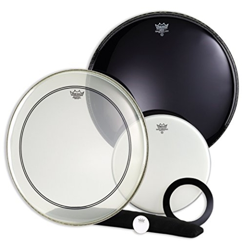 REMO Power ProPack (22" P3 Clear, 22" P3 EBONY®, 22" HK Muff, 14" BA beschichtet)