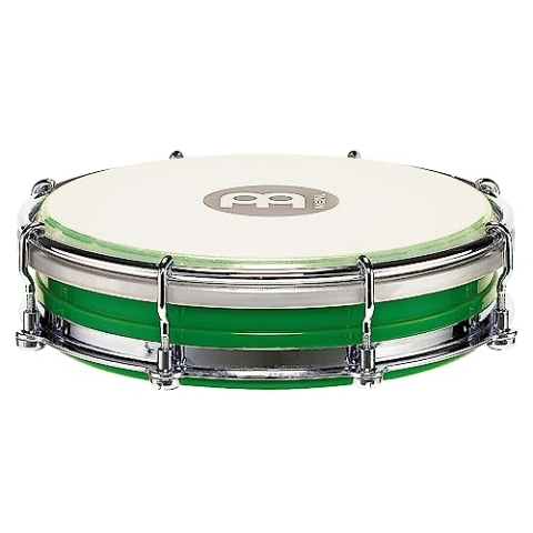 Meinl Percussion TBR06ABS-GR Floatune Tamborim (ABS-Plastik), 15,24 cm (6 Zoll) Durchmesser, grün