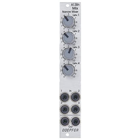 Doepfer A-138n Narrow Mixer - Mixer Modular Synthesizer