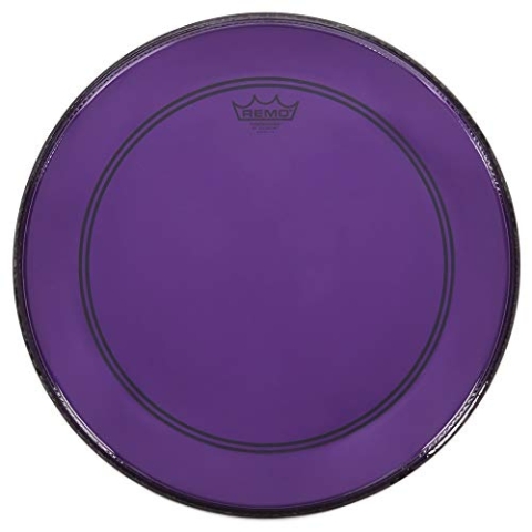 Remo Schlagzeugfell Colortone Powerstroke 3 clear Bass Drum 18" purple P3-1318-CT-PU