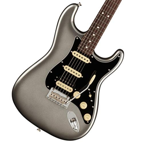 Fender American Professional II HSS RW Mercury - E-Gitarre