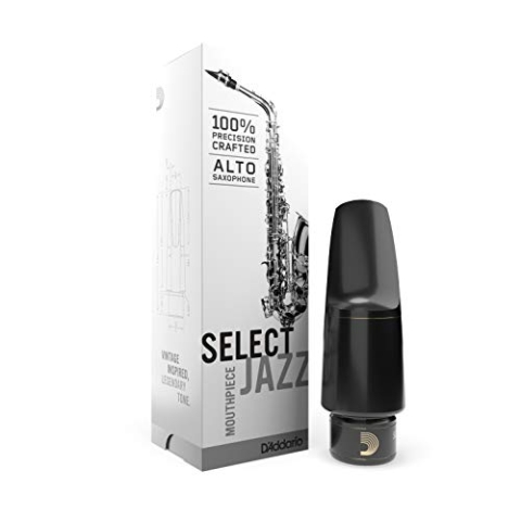 D'Addario Select Jazz Mundstück für Altsaxophon Bahn D7, Öffnung 2,10 mm