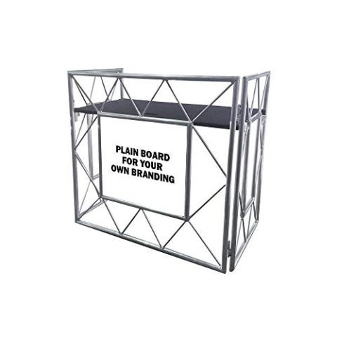 Zusammenklappbarer DJ-Kabine.