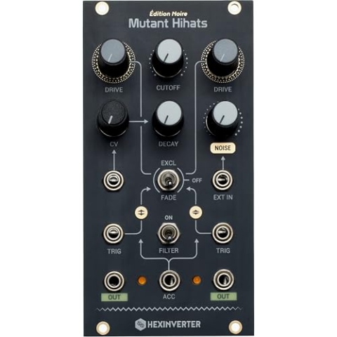 Hexinverter Mutant Hihats - Drum Modular Synthesizer
