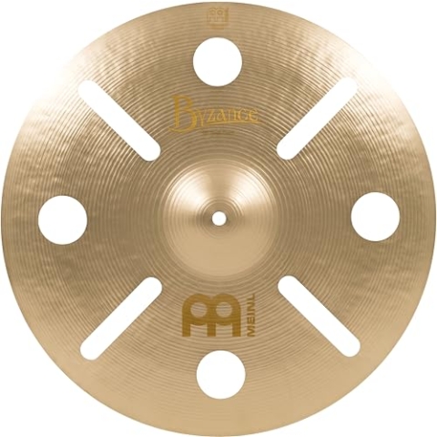 Meinl Cymbals Byzance Vintage Trash Crash 16 Zoll (Video) Schlagzeug Becken (40,64cm) B20 Bronze, Sandgestrahltes Finish (B16TRC)
