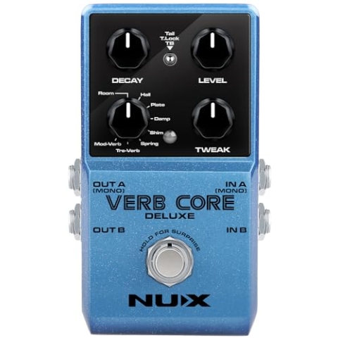 NU-X | Verb Core Deluxe Pedal mit 8 verschiedenen Reverb Effekten in einer einzigen Box