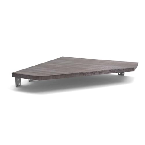 Glorious Modular Side Rack Adapter Walnut - Ecktischplatte zur nahtlosen Arbeitsflächenerweiterung für die Sound Desk und Workbench Serie