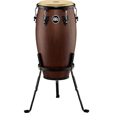 Meinl Percussion Headliner Designer Conga - Große Handtrommel - Mit Büffelfell - Durchmesser 12 Zoll - Siam Eiche, Dunkelbraun (HC12VWB-M)