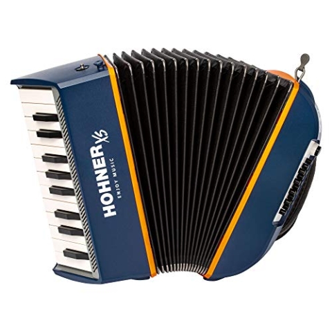 Hohner XS Kinder-Akkordeon blau-orange