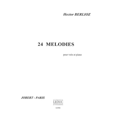 Hector Berlioz-24 Mélodies-BOOK