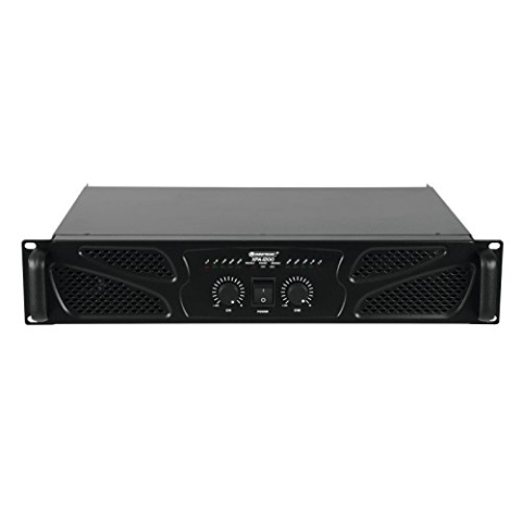 Omnitronic XPA-1200 Endstufe | Stereo-PA-Verstärker mit Limiter, 2 x 600 W / 4 Ohm, 2 x 420 W / 8 Ohm | 2 Betriebsarten einstellbar (Stereo oder Brücke) | Signaleingänge über XLR oder Klinke