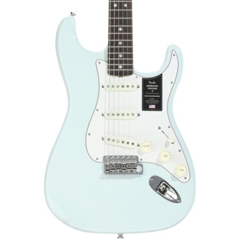 Fender American Vintage II 1965 RW Blue - E-Gitarre