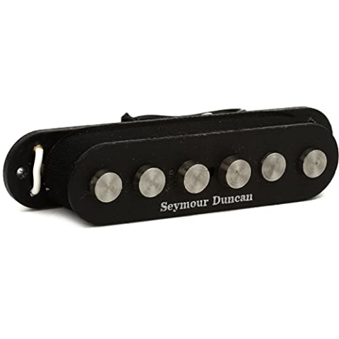 Seymour Duncan SSL-7-RWRP Single Series Viertelpfund-Hirschsaite ohne Kapuzenmikrofon für E-Gitarre Schwarz