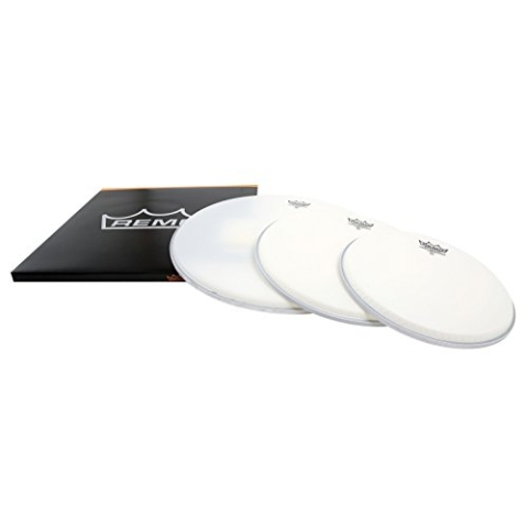 Remo Schlagzeugfell Ambassador Weiß aufgeraut ProPack 12 Zoll, 13 Zoll, 16 Zoll PP-0932-BA