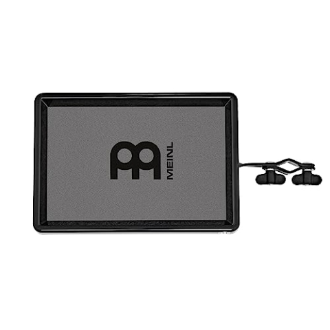 Meinl Percussion Percussion Table Ablage - Kleine Ablage für Handpercussion - Größe 11 Zoll x 7 Zoll - Kunststoff, Schwarz (MC-PTXS)