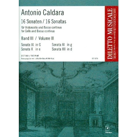 16 Sonaten - Heft 3 für Violoncello Klavier