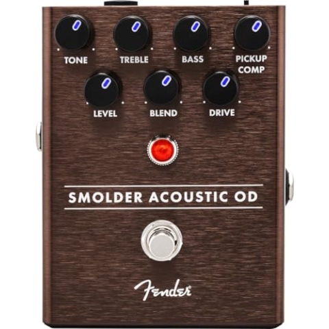Fender® »SMOLDER ACOUSTIC OD« Overdrive Boden-Effekt-Pedal für Akustik-Gitarre