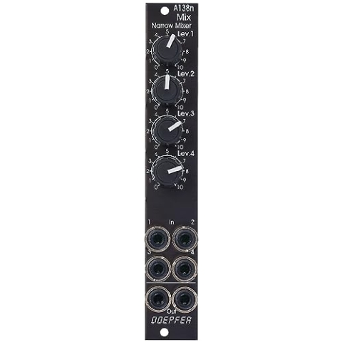 Doepfer A-138nV Narrow Mixer Vintage Edition - Mixer Modular Synthesizer