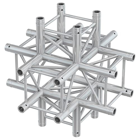 BeamZ Professional Truss P30-C60 Vierkanttraverse 6-Wege-Kreuz