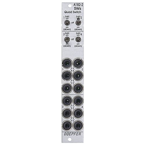 Doepfer A-182-2 Quad Switches - Modular Synthesizer